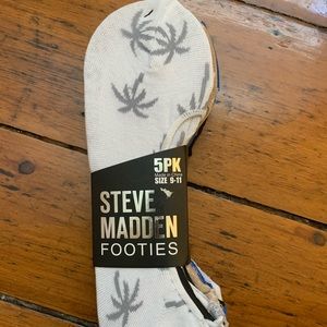 Steve Madden 5pk footies